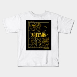 Artemis Queen of the Hunt Kids T-Shirt